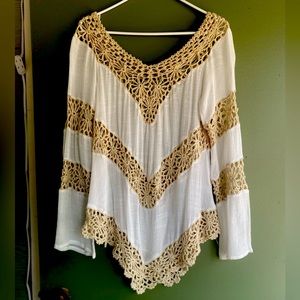 Elegant flowy blouse by Altered State